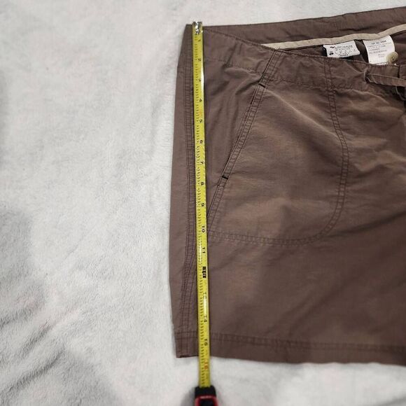 Columbia Cotton Nylon Blend Flat Front Hiking Shorts Womens large - Picture 7 of 12